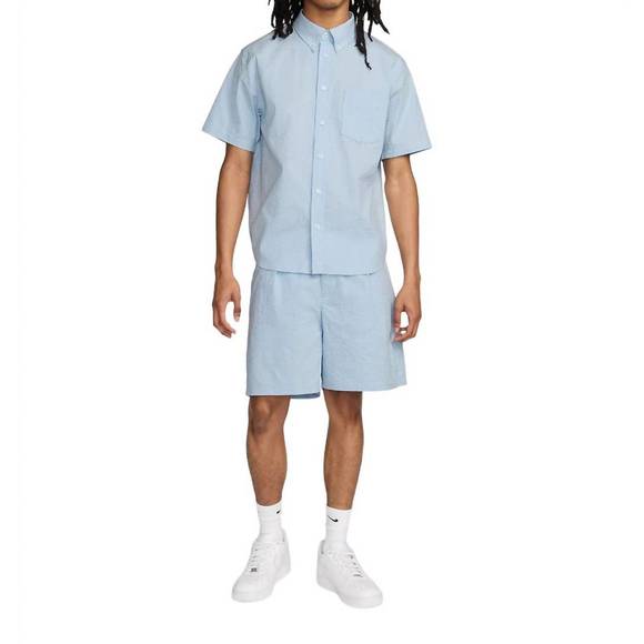 NEW NIKE men's seersucker shorts in armory blue - Picture 4 of 4